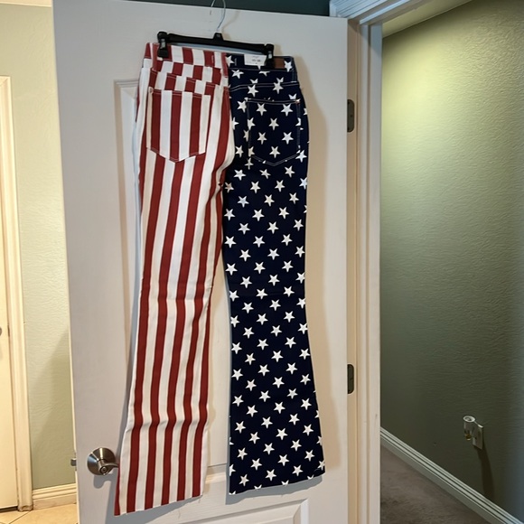 American flag flare jeans NWT - Picture 3 of 3